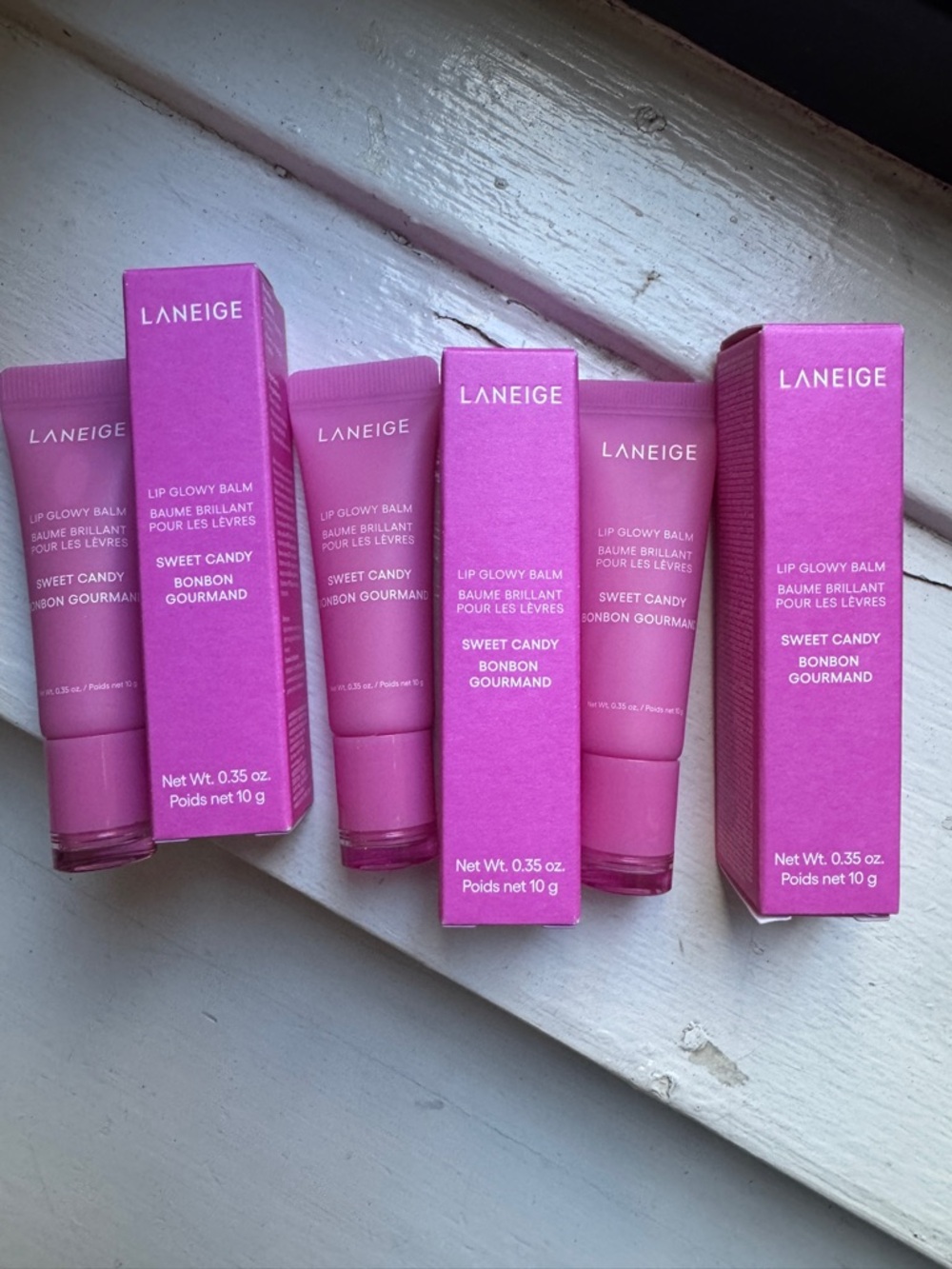 LANEIGE Sweet Candy Lip Glowy Balm - Set of 3